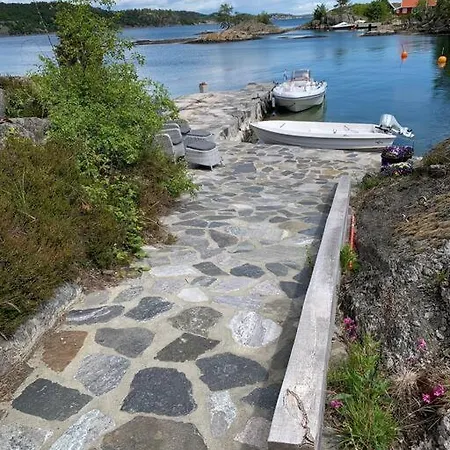 Fantastic Sea Cabin On An Island By Lyngor With Sauna And Motor Boat * Tvedestrand